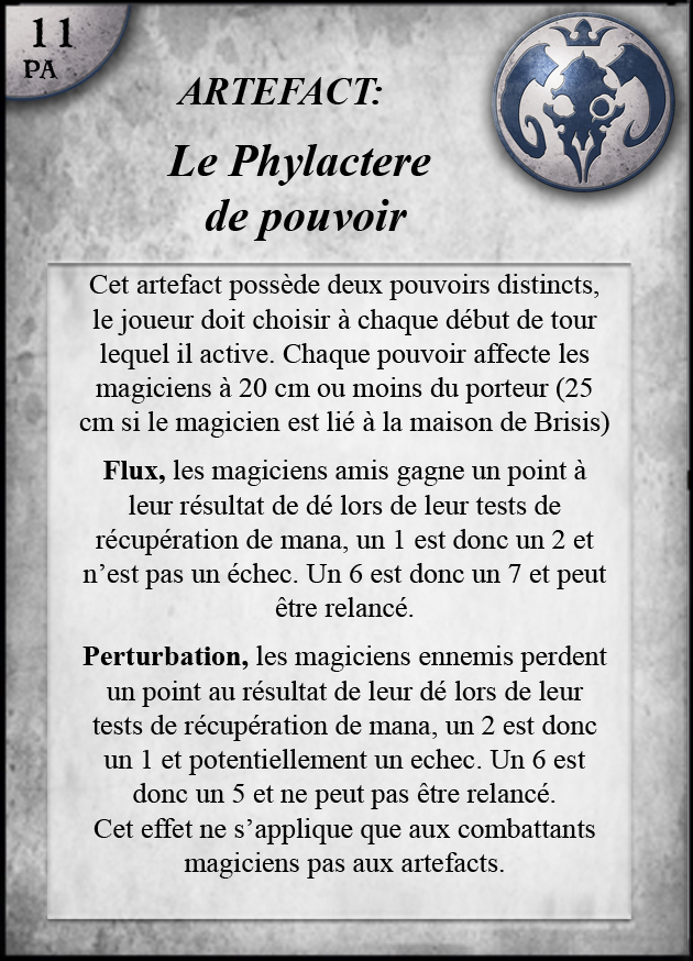 Phylactère de Pouvoir